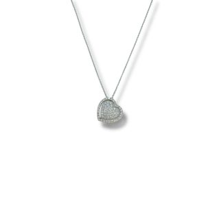 La Collana Cuore di Diamanti in Oro 750, un capolavoro di alta gioielleria, perfetto per un regalo prezioso. Scopri i nostri gioielli diamanti.