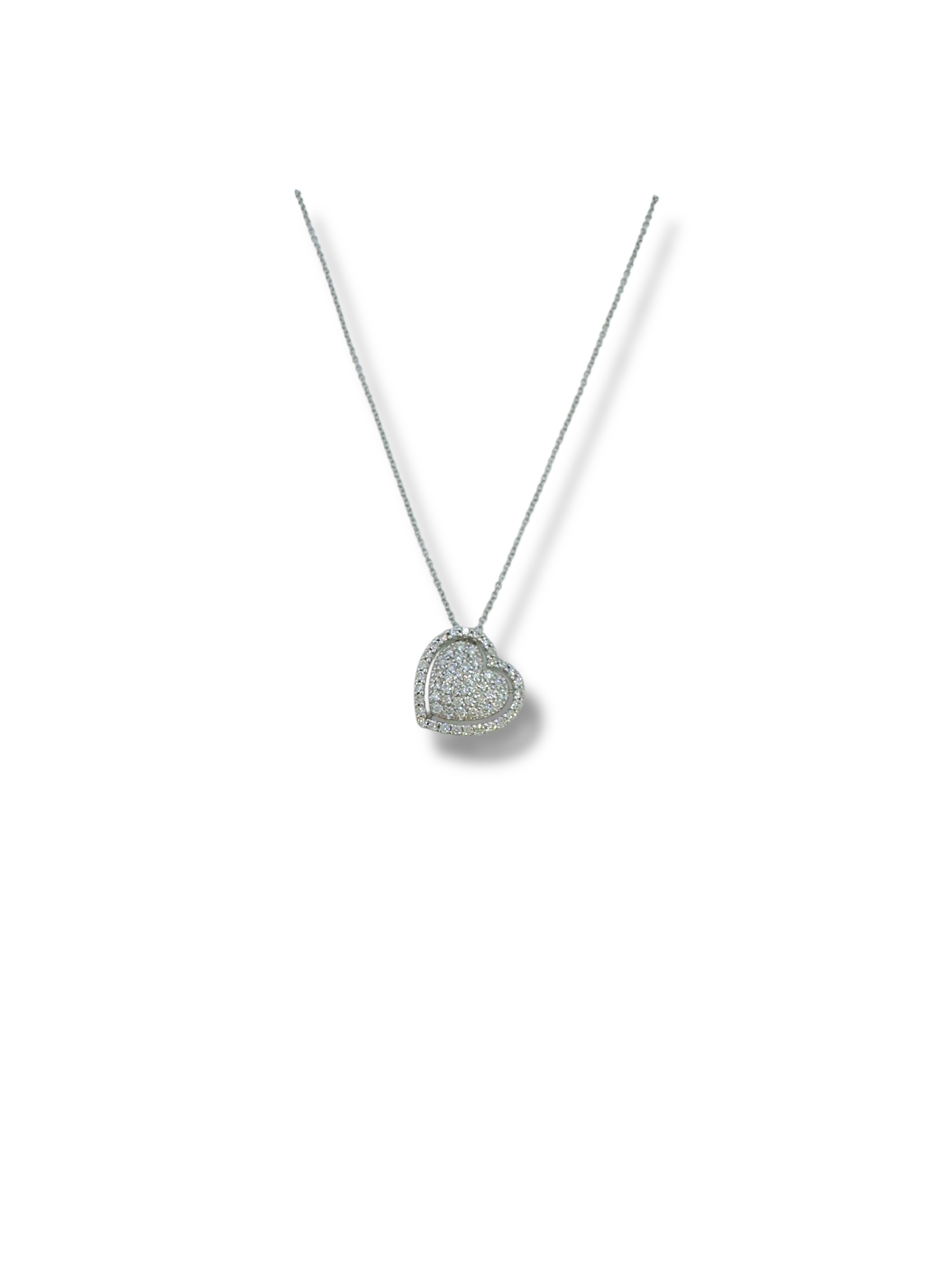 La Collana Cuore di Diamanti in Oro 750, un capolavoro di alta gioielleria, perfetto per un regalo prezioso. Scopri i nostri gioielli diamanti.