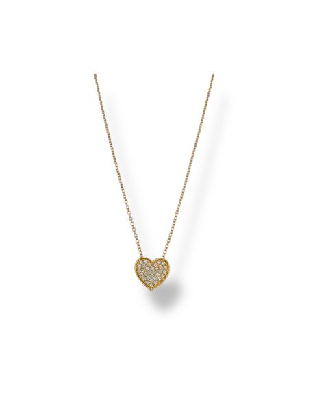 Collana Cuore di Diamanti in Oro 750 Davite & Delucchi
