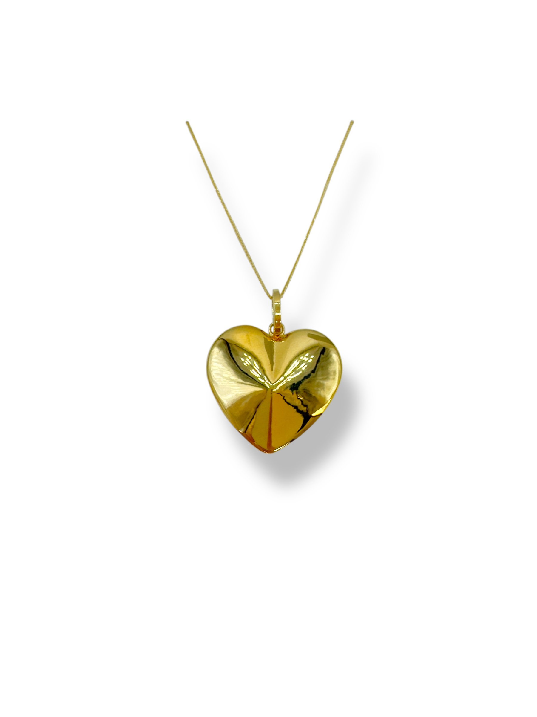 Collana con Cuore in Oro 750 - Alta Gioielleria (Vista 2) | Gioielleria Patricia Oro Collana con cuore in oro 750, un gioiello di lusso perfetto per un'idea regalo preziosa. (Vista 2)
