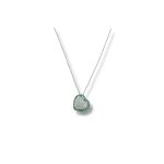 Splendida collana Cuore Smeraldo e Diamanti in Oro 750, un capolavoro di alta gioielleria con smeraldi preziosi.