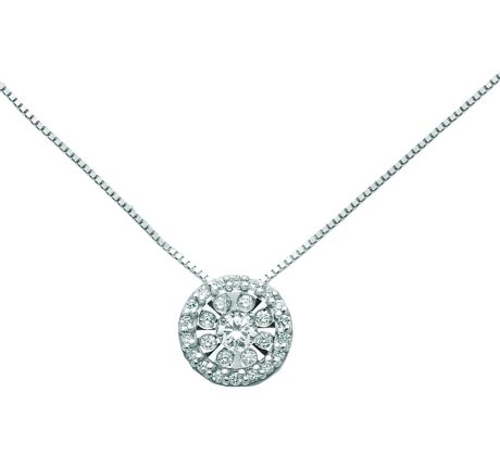Collana Miluna Diamanti e Oro Bianco 750