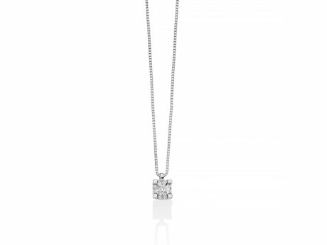 Collana Miluna Diamanti e Oro Bianco