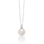 Scopri l'eleganza senza tempo della Collana Miluna in oro bianco con perle e diamanti. Un capolavoro di alta gioielleria, perfetto come idea regalo preziosa.