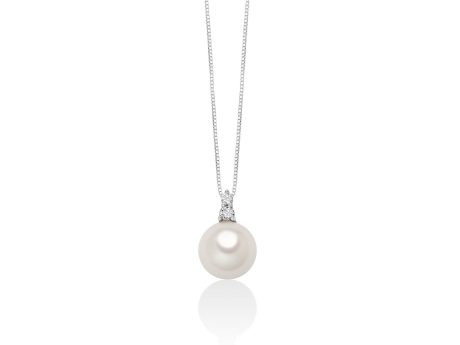 Collana Miluna Girocollo Perle e Diamanti in Oro Bianco