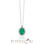 La Collana Miluna Smeraldo e Diamanti in oro 750: un capolavoro di alta gioielleria con smeraldi preziosi, ideale come idea regalo di lusso.