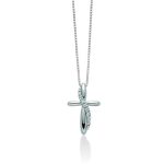 La Croce in Oro e Diamanti Miluna, un gioiello di alta gioielleria che incarna l'eleganza e la raffinatezza. Un'idea regalo preziosa con diamanti scintillanti.