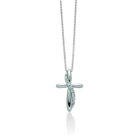 La Croce in Oro e Diamanti Miluna, un gioiello di alta gioielleria che incarna l'eleganza e la raffinatezza. Un'idea regalo preziosa con diamanti scintillanti.
