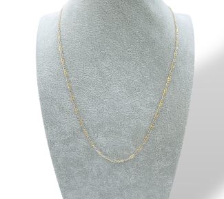 Girocollo bicolore da uomo in oro, un gioiello di lusso perfetto per un regalo prezioso.