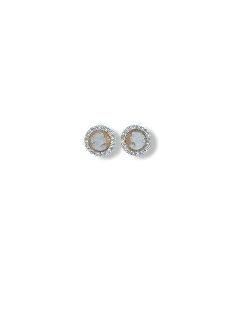 Orecchini Cammeo in Argento 925
