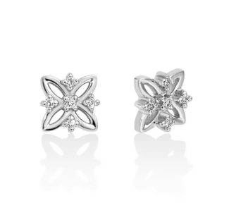 Orecchini Miluna in oro bianco e diamanti: un'esplosione di luce e raffinatezza, perfetti per chi cerca gioielli diamanti di alta gioielleria.