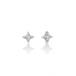 Orecchini Miluna Punti Luce in oro bianco e diamanti: un'esplosione di luce e raffinatezza per un gioiello di alta gioielleria.