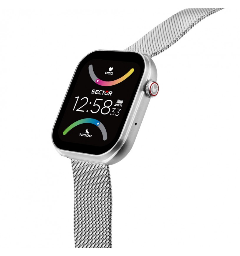 Scopri l'Orologio Smartwatch Sector S-03, un gioiello di lusso che unisce tecnologia e stile. Perfetto per chi cerca un accessorio sofisticato e funzionale, ideale come idea regalo preziosa. (Vista 3)