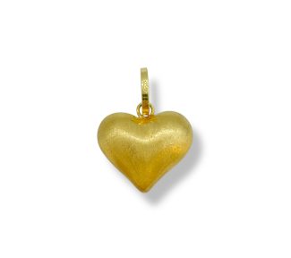 Pendente a forma di cuore in oro 750, un gioiello di lusso perfetto come idea regalo preziosa.