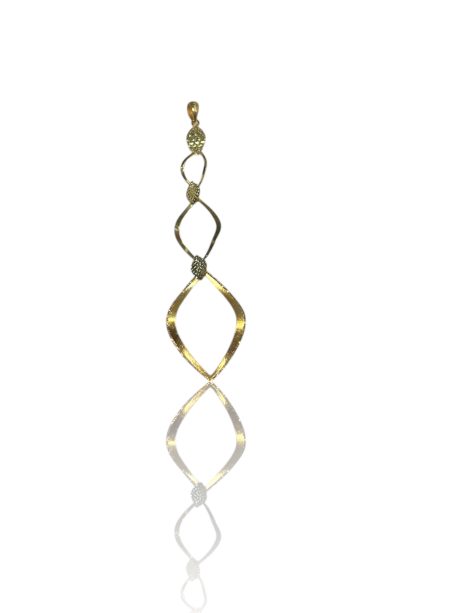 Pendente Donna in Oro 750 18kt Linee Fluide