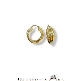18kt Yellow Gold Hoop Earrings