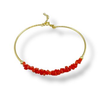 Rigid Sciacca Coral Bracelet 925 Silver
