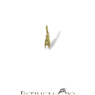 Mano Corna Pendant in 18kt Gold