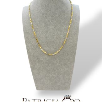 Men's Bi-Colour 18kt Gold Necklace