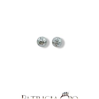 18k White Gold Brilliant Bead Earrings