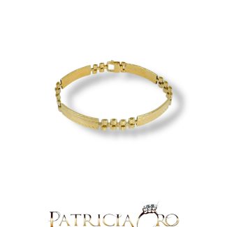Men's Two-Tone 18kt Gold Bracelet 12.5g