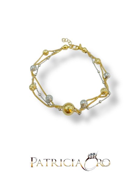 Bracciale Donna Oro Bicolore 18kt