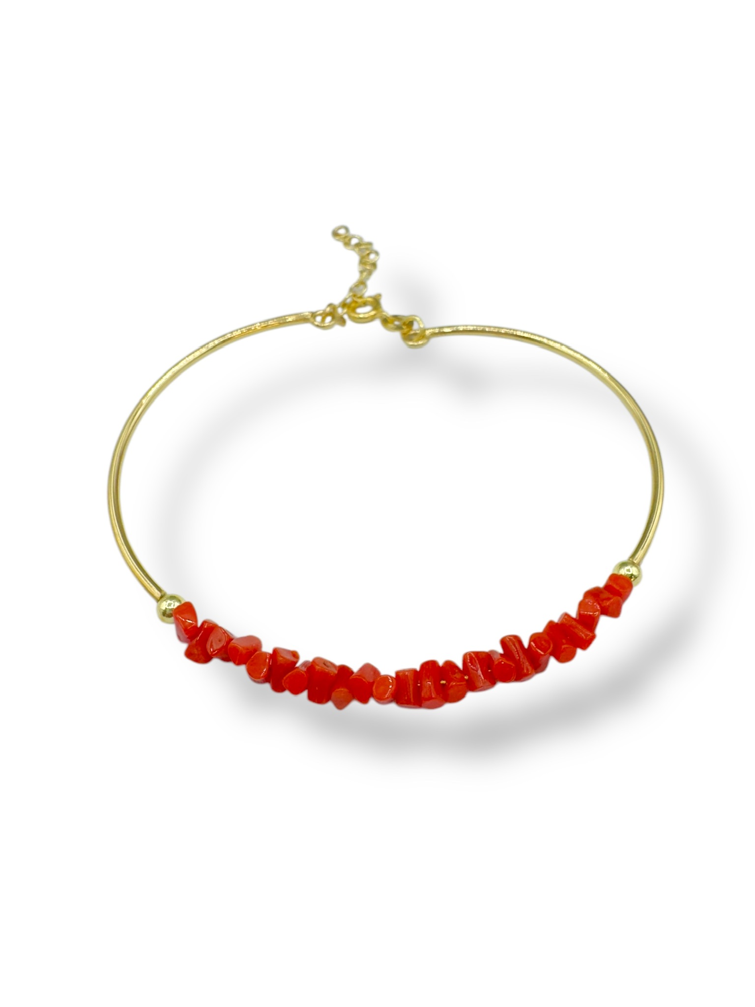 Bracciale Rigido in Oro con Corallo Sciacca - Patricia Oro Creations | Gioielleria Patricia Oro Bracciale rigido con corallo Sciacca di Patricia Oro Creations: un gioiello made in Italy di alta gioielleria, perfetto per un regalo prezioso.