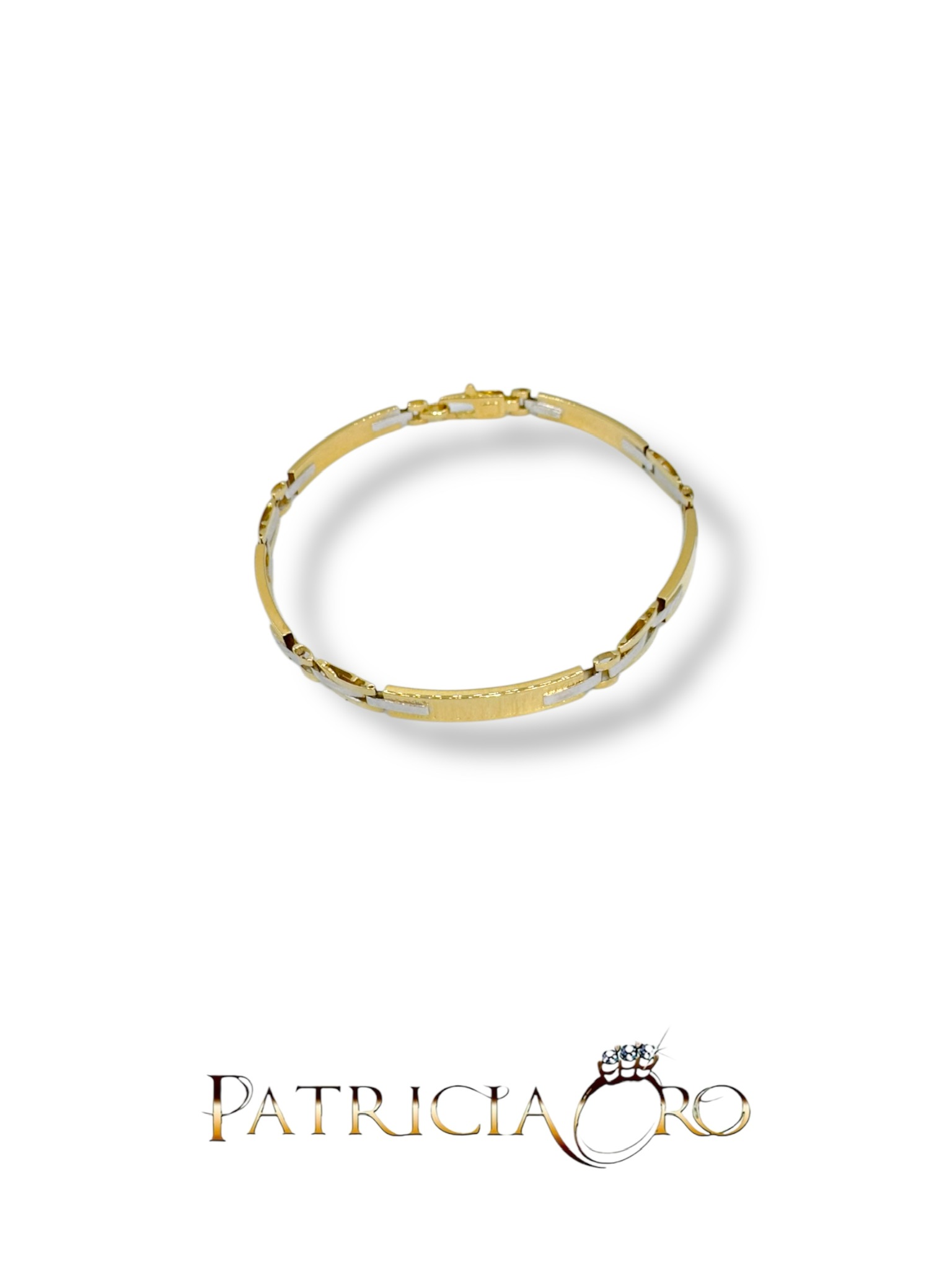 Bracciale da uomo in oro 18k, un gioiello di lusso perfetto per un'idea regalo preziosa.