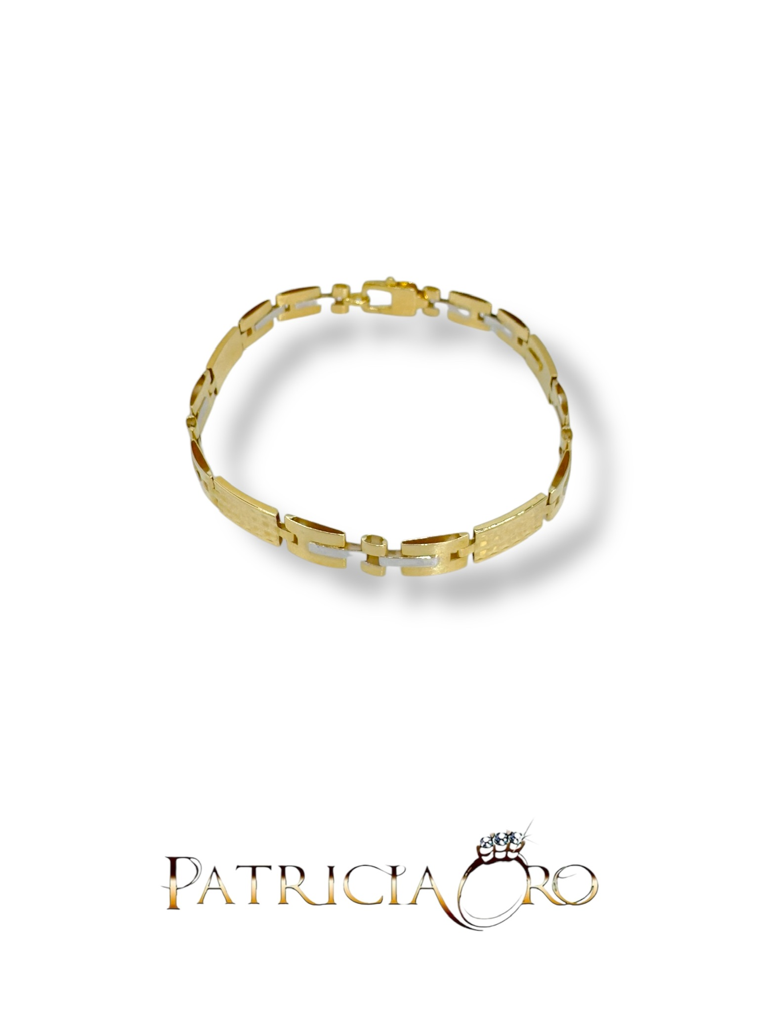 Bracciale da uomo in oro 750, un gioiello di lusso perfetto per un'idea regalo preziosa.