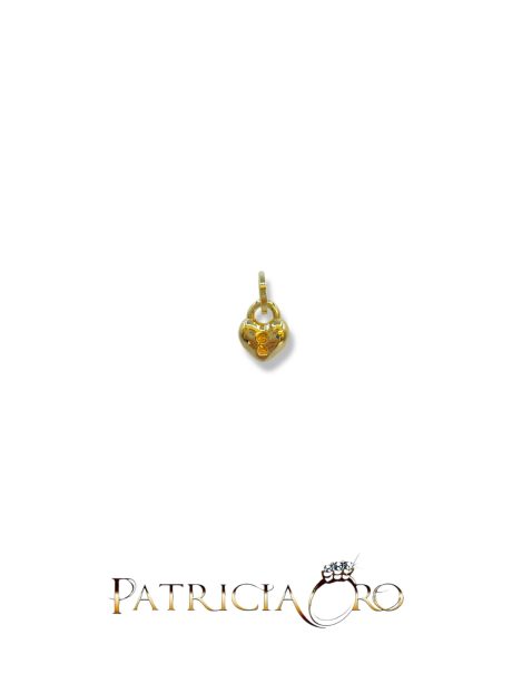 Ciondolo Cuore Oro Giallo 18kt 0,8 gr