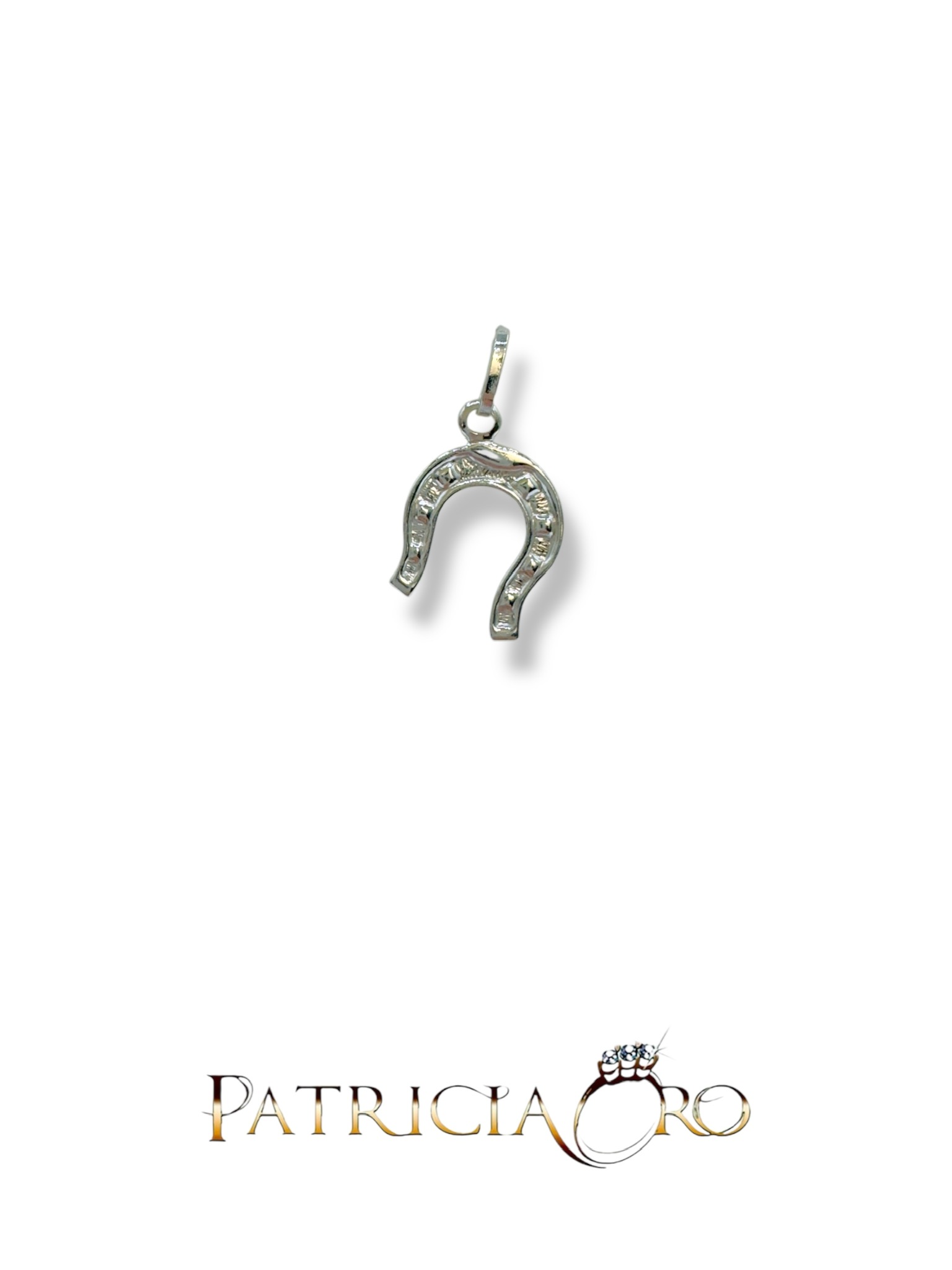 Ciondolo Ferro di Cavallo in Oro, un gioiello di lusso perfetto come idea regalo preziosa.