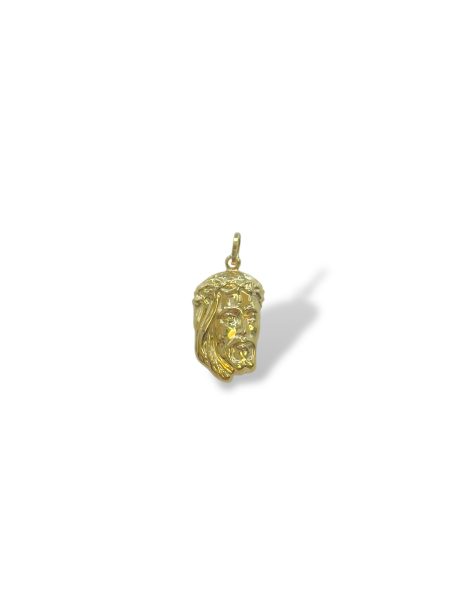 Ciondolo Oro Volto di Cristo in Oro 18kt