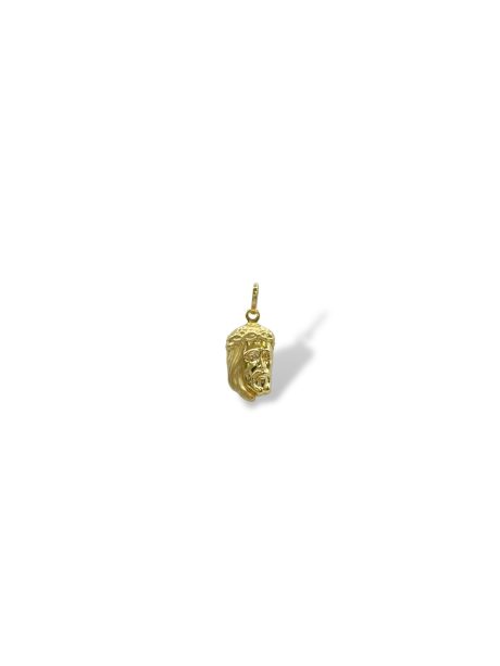 Ciondolo Volto di Cristo Oro 18kt Giallo 1.5g