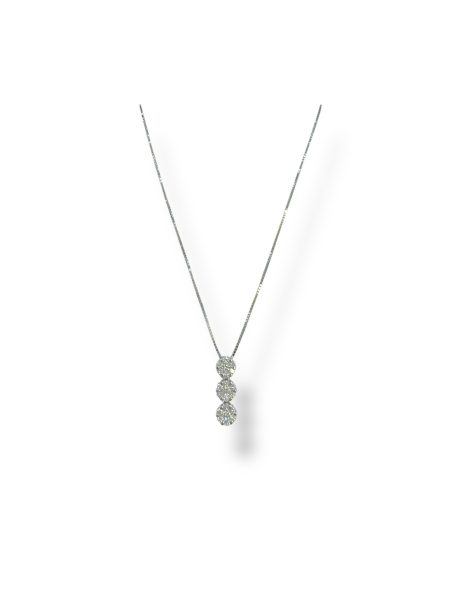 Collana Trilogy con Diamanti in Oro 18kt Davite&Delucchi