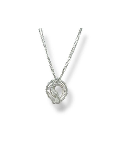 Collana con Pendente Diamanti Oro 18kt