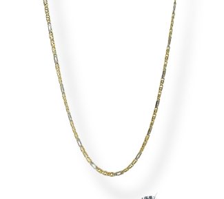 Collana maschile in oro 18k, un gioiello di lusso perfetto per un regalo prezioso. (Vista 2)