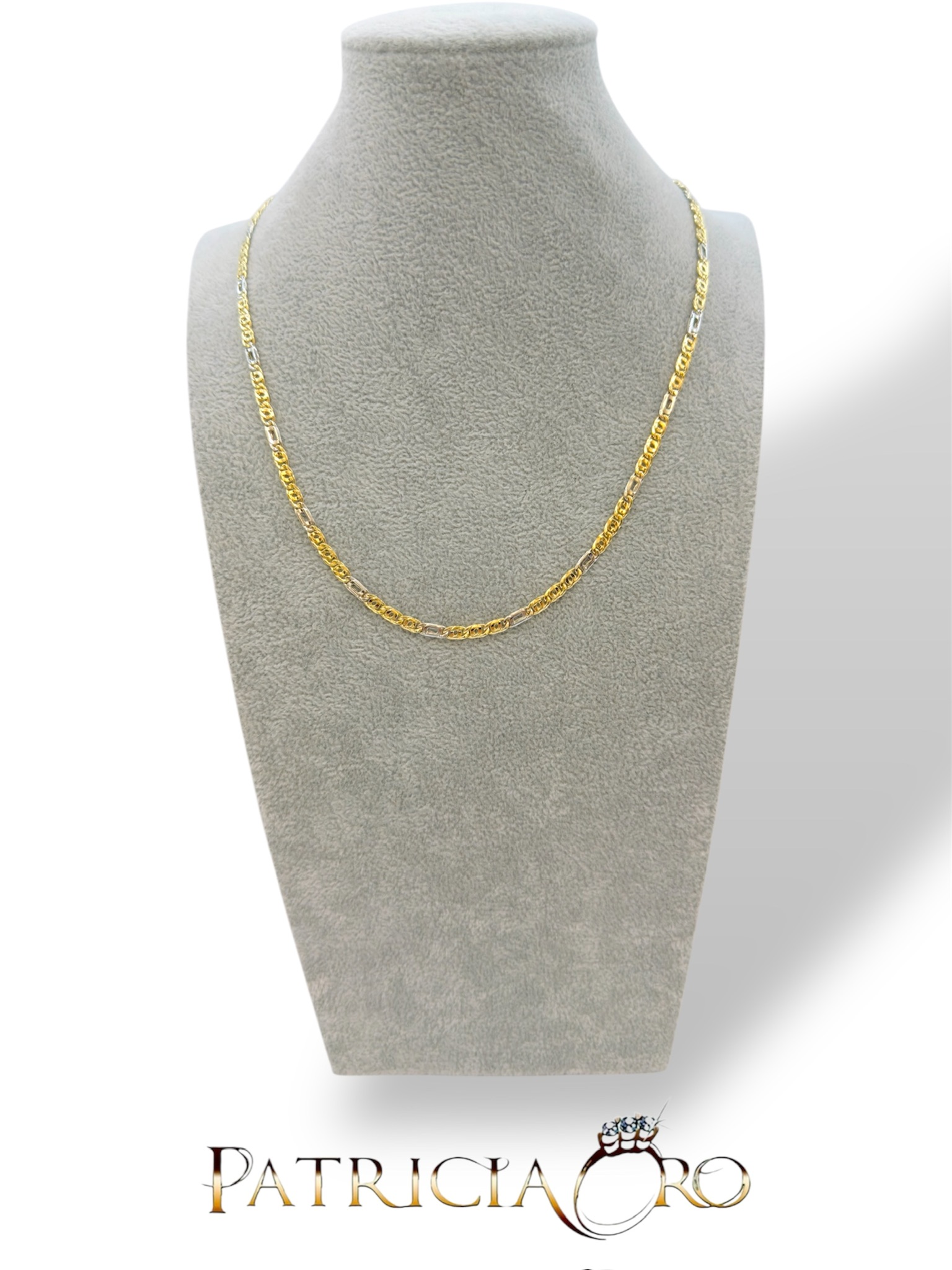 Collana maschile in oro 18k, un gioiello di lusso perfetto per un regalo prezioso.