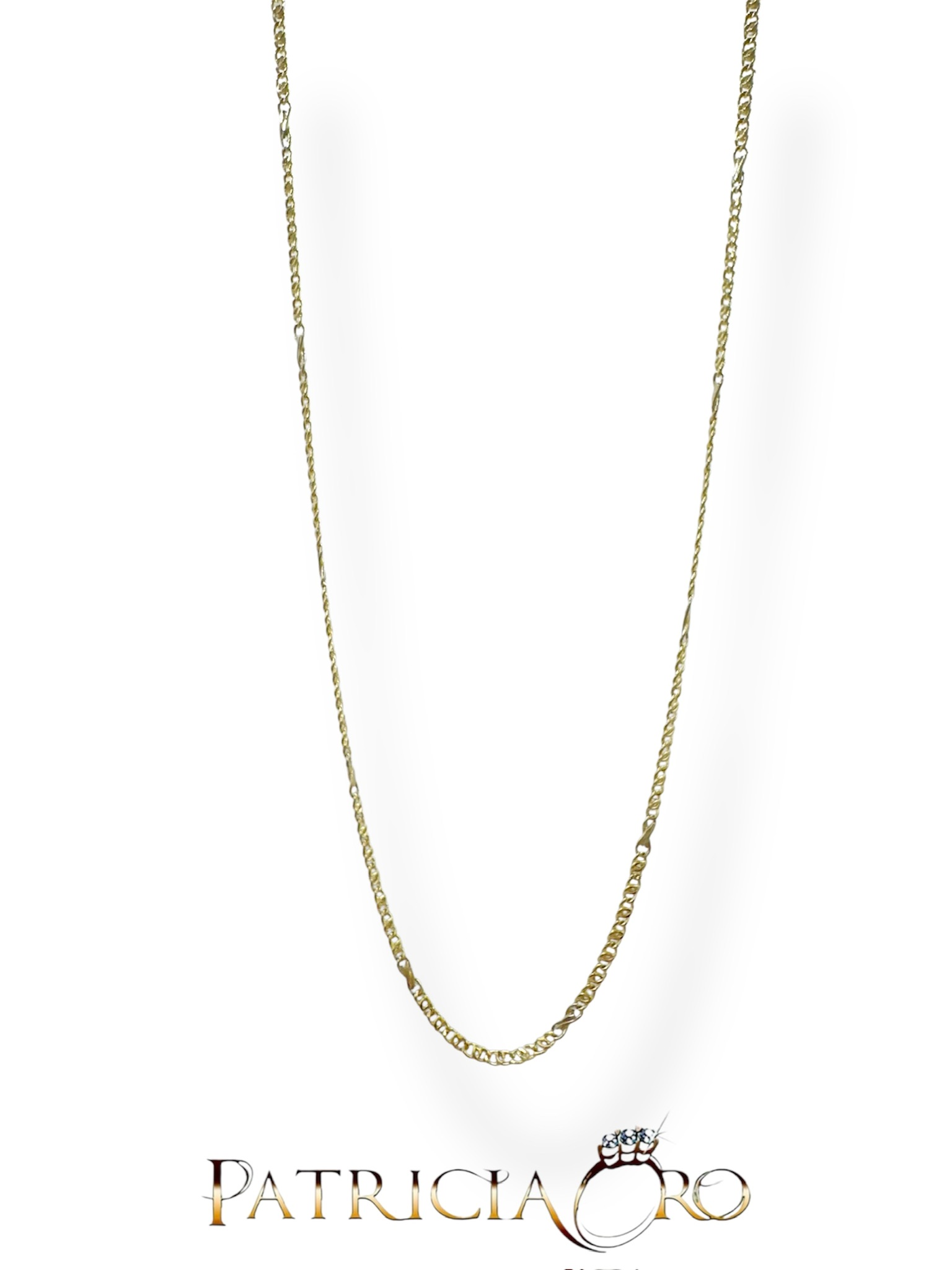 Collana da uomo in oro 750, un gioiello di lusso perfetto per un regalo prezioso. (Vista 2)