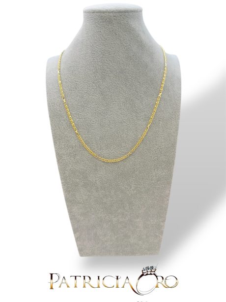 Collana Uomo Oro 750 Bicolore 50 cm