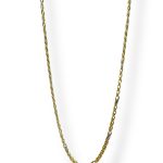 Collana da uomo in oro bicolore, un gioiello di lusso perfetto per un regalo prezioso. (Vista 2)