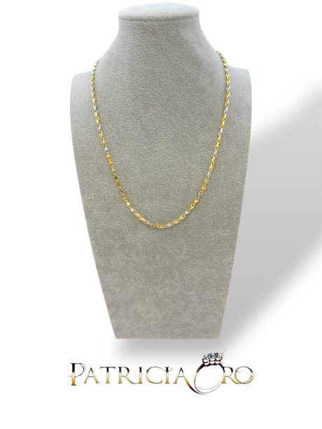 Girocollo Maschile in Oro Bicolore 18kt