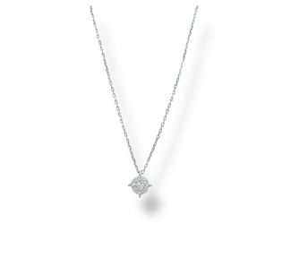 Splendido girocollo punto luce in diamante Davite&Delucchi, un gioiello di lusso perfetto per chi ama i gioielli diamanti.