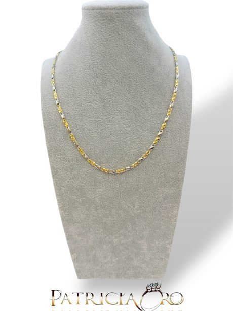 Girocollo Uomo Oro 18k Bicolore 750
