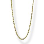 Girocollo da uomo in oro bicolore, un gioiello di lusso perfetto per un regalo prezioso. (Vista 2)