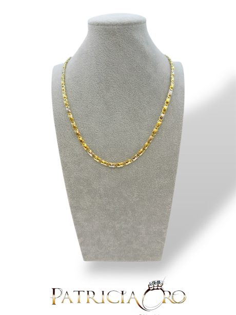 Girocollo Uomo in Oro Bicolore 18kt