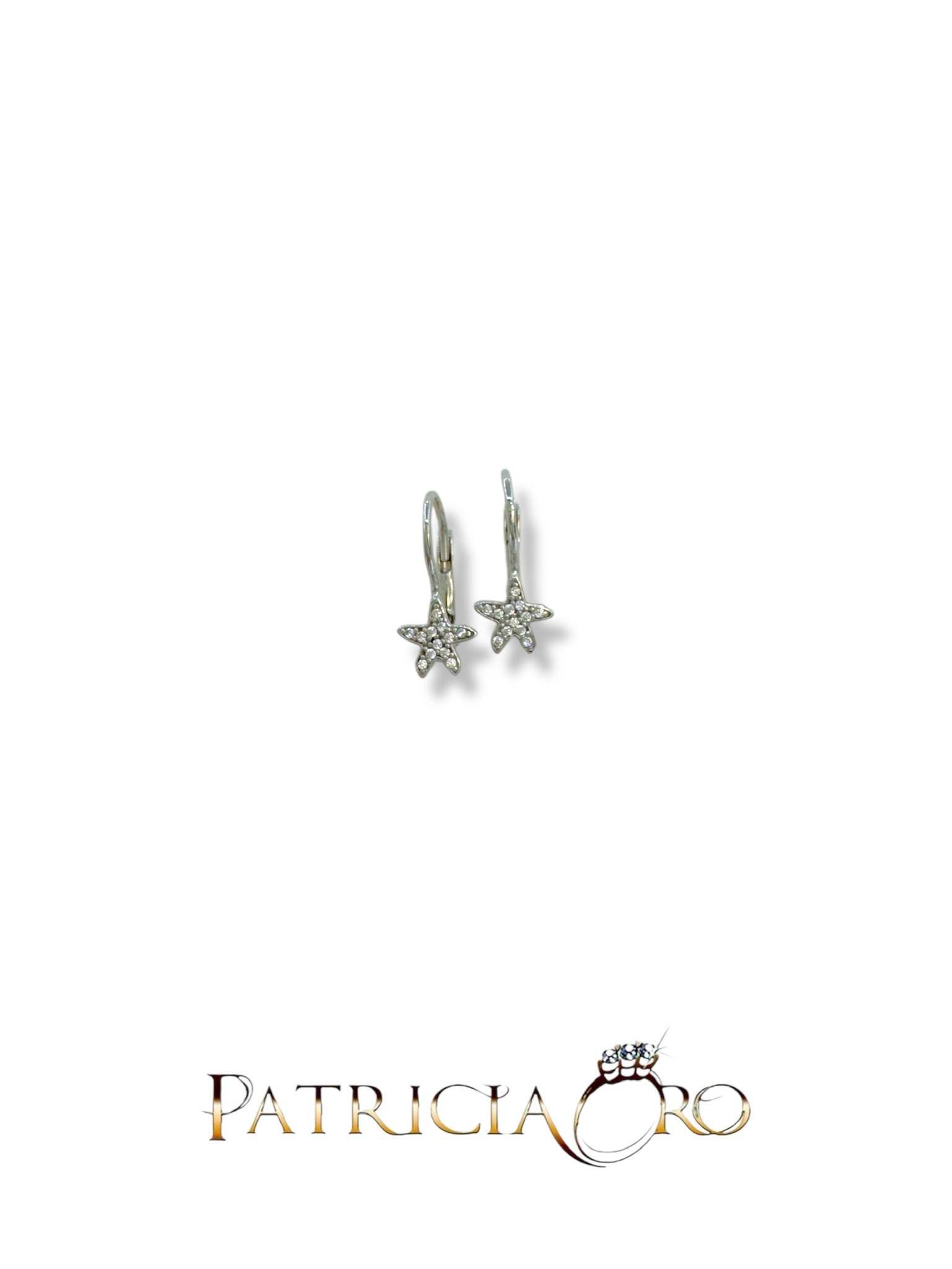 Splendidi orecchini Bimba Stella Bianca, gioielli di lusso per un regalo prezioso.