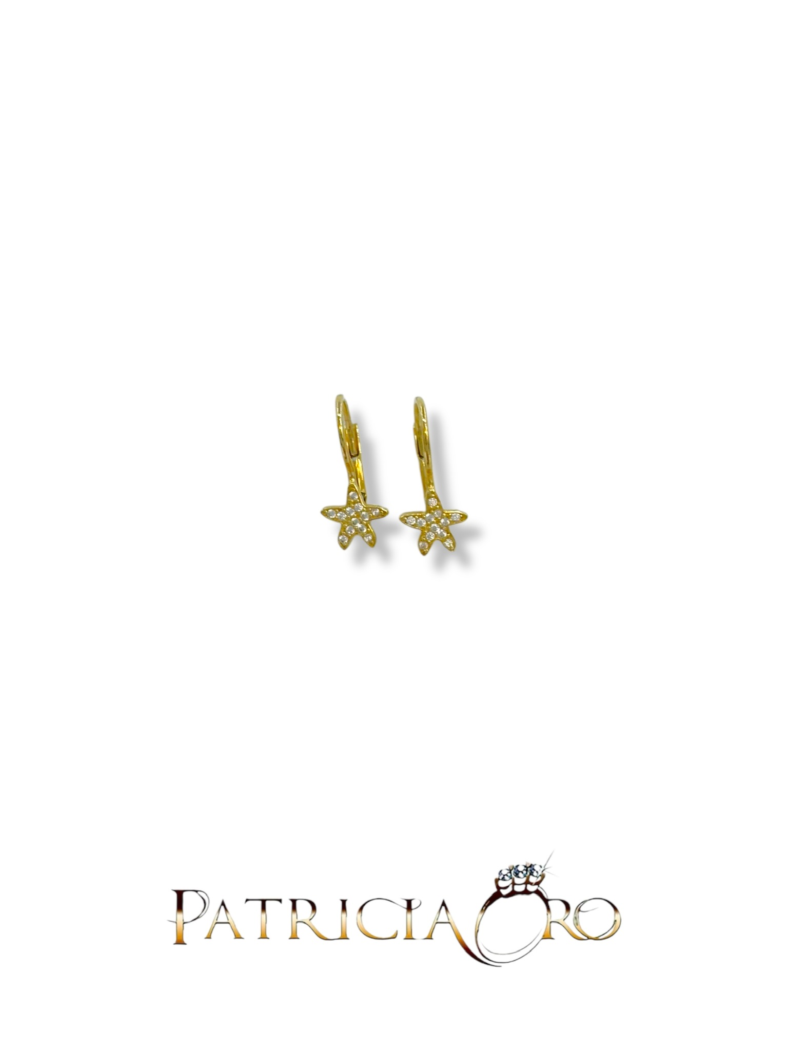 Splendidi orecchini Bimba Stella in oro, gioielli made in italy di alta qualità, perfetti come idea regalo preziosa.