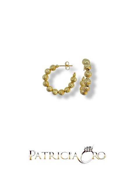 Orecchini a Cerchio in Oro 18k 4,1 Grammi