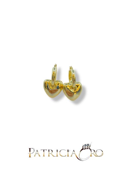 Orecchini Donna Cuore in Oro 18kt