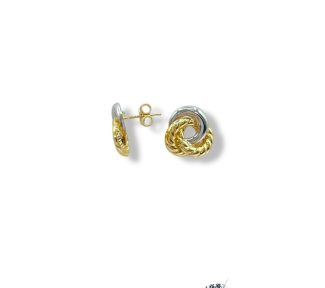 Splendidi orecchini da donna in oro 750, un gioiello di lusso perfetto per un'occasione speciale. (Vista 2)